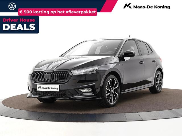 Skoda FABIA 1.0 TSI 115pk DSG Monte Carlo · Apple/Android Car Play · Camera · Keyless · P-Sensoren · Sfeerverlichting · 17'' Inch · Garantie t/m 13-10-2028 of 100.000km