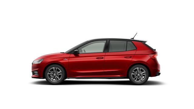 Skoda FABIA 1.0 TSI Greentech 95 5MT Monte Carlo SUV | Automaat | Zwart stof | Sunset (extra donker getinte ramen achter) | Navigatie Pakket Ambition | SKODA Connect - 1 jaar Infotainment en Care Connect