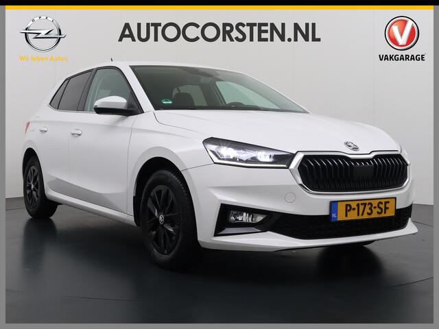 Skoda FABIA 1.0TSI 96PK 5Drs Ecc Navi* Camera Stoelverwarming Apple Carplay Android Auto Cruise Control Pdc Lmv Isofix Privacyglas Led Smartlink Bluetooth Keyless Licht-/regensensor Mooie en complete Skoda Fabia 380 Liter kofferruimte