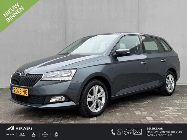 Skoda FABIA Combi 1.0 TSI Ambition / Lichtmetalen Velgen / Achteruitrijcamera met Parkeersensoren / Cruise Control / All Season banden / Trekhaak (1000 kg trekgewicht)/