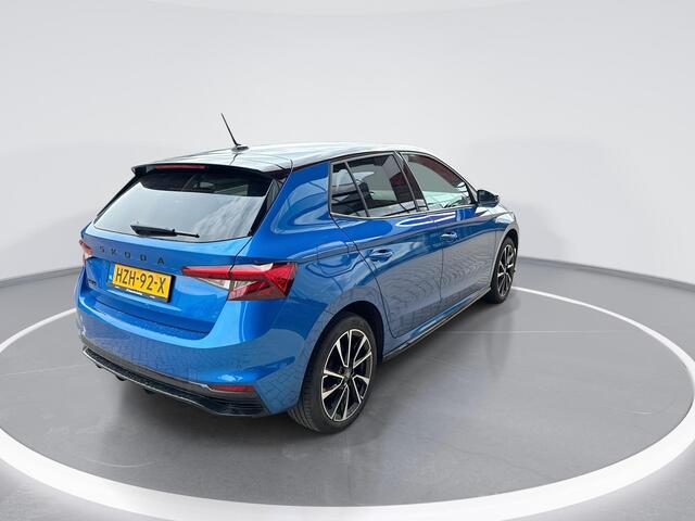 Skoda FABIA 1.0 TSI 115pk DSG Monte Carlo · Camera · Keyless · Apple/Android Car Play · Stoelverwarming · Sportstoelen · 17"Velgen · Garantie t/m 14-08-2029 of 100.000km