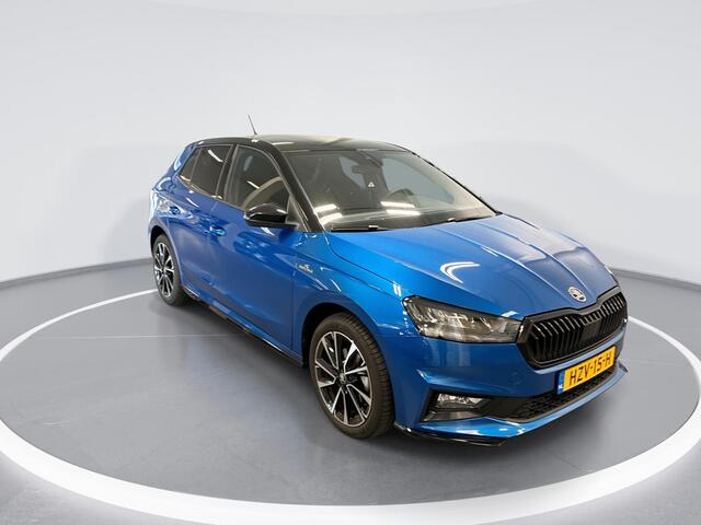 Skoda FABIA 1.0 TSI 110pk DSG Monte Carlo · Camera · Apple/Android Car Play · Stoelverwarming · Cruise Control · 17'' Inch · Garantie t/m 14-08-2029 of 100.000km