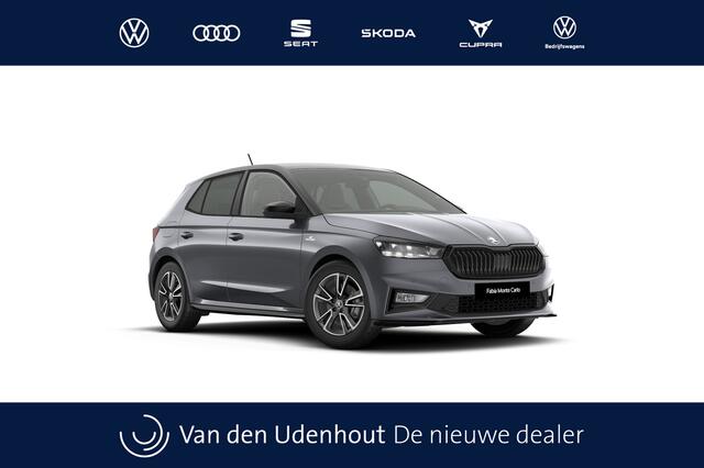 Skoda FABIA 1.0 TSI Greentech 115 DSG-7 Monte Carlo | Achteruitrijcamera | Cruise control met speedlimiter | Driver Activity Assistant, vermoeidheid waarschuwingssysteem