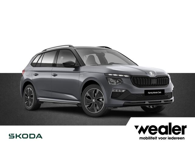 Skoda Kamiq Monte Carlo 1.0 TSI 115 PK SUV 6 versn. Hand | Panorama dak | LED matrix | 17" lichtmetalen velgen | Camera |