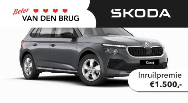 Skoda Kamiq 1.0 TSI 115 pk Selection | Private lease ¤439,- | Trekhaak | Apple carplay/Android auto | Cruise control | Climate control | Parkeersensoren