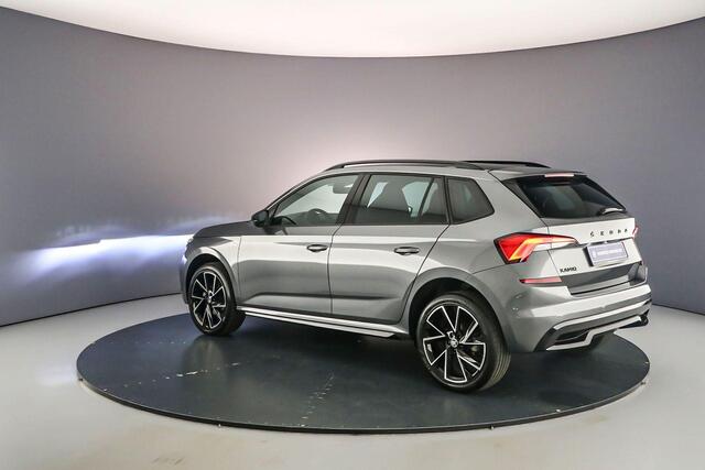 Skoda Kamiq Monte Carlo 1.5 TSI 150pk DSG Automaat Panoramadak, Achteruitrijcamera, Cruise control, Verwarmde voorruit, Parkeersensoren, Stuurwiel verwarmd, LED koplampen