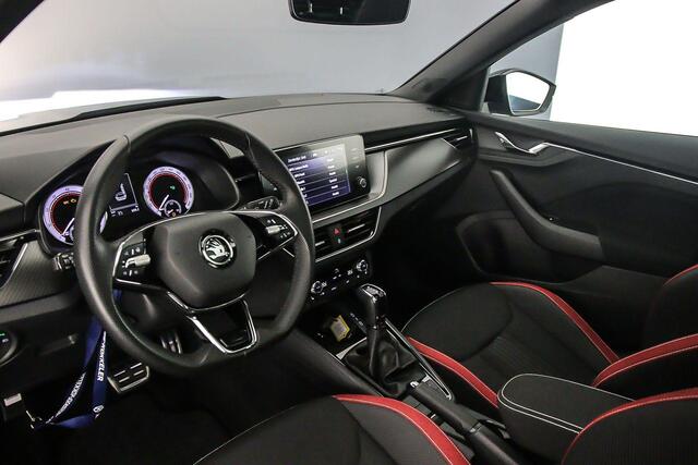 Skoda Kamiq Monte Carlo 1.5 TSI 150pk DSG Automaat Panoramadak, Achteruitrijcamera, Cruise control, Verwarmde voorruit, Parkeersensoren, Stuurwiel verwarmd, LED koplampen