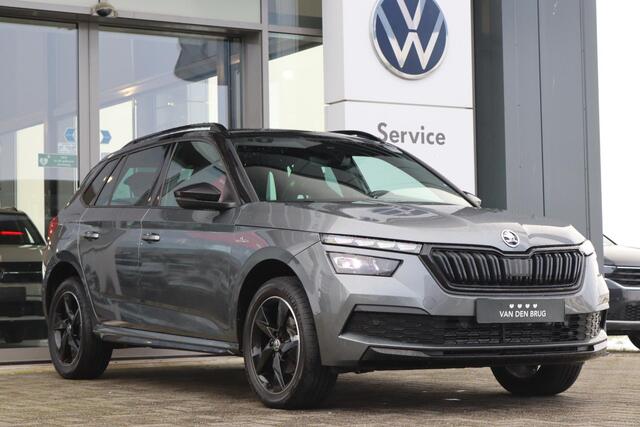 Skoda Kamiq 1.0 TSI 110 pk Monte Carlo | Panoramadak | Camera | Climatronic | App Connect | LED | Adaptive Cruise | Keyless | 17'' LM | Fabrieksgarantie tot 29-11-2026 of 60.000km