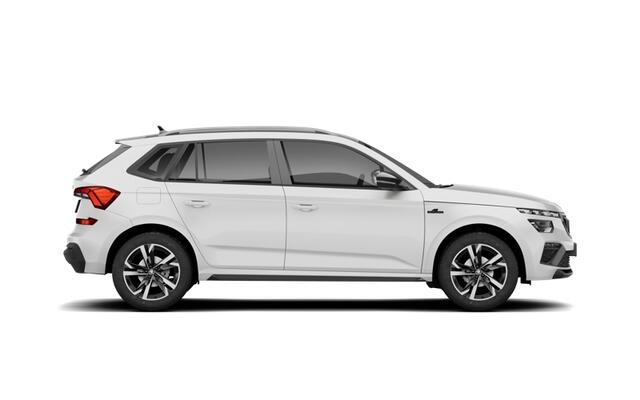 Skoda Kamiq 1.0 TSI Greentech 115 6MT Monte Carlo Verwarmbare stoelen voor | Virtual Cockpit (digitaal instrumentenpaneel) met 10,2 inch kleurenscherm | Achteruitrijcamera