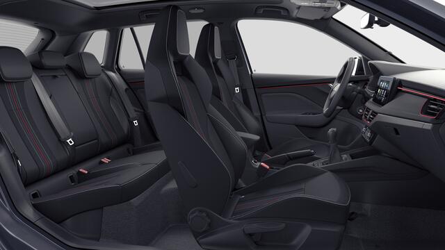 Skoda Kamiq 1.0 TSI Greentech 115 6MT Monte Carlo Verwarmbare stoelen voor | Virtual Cockpit (digitaal instrumentenpaneel) met 10,2 inch kleurenscherm | Achteruitrijcamera