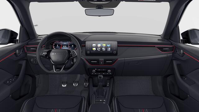 Skoda Kamiq 1.0 TSI Greentech 115 6MT Monte Carlo Verwarmbare stoelen voor | Virtual Cockpit (digitaal instrumentenpaneel) met 10,2 inch kleurenscherm | Achteruitrijcamera