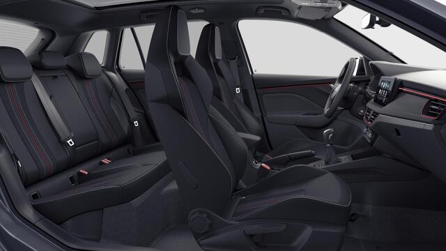 Skoda Kamiq 1.0 TSI Greentech 115 DSG-7 Monte Carlo Automaat | Verwarmbare stoelen voor | Achteruitrijcamera | Virtual Cockpit (digitaal instrumentenpaneel) met 10,2 inch kleurenscherm