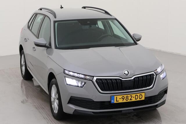 Skoda Kamiq 1.0 TSI Ambition Unieke KM. Stand/ Steel Grey/ Airco/ Led/ APP/ Parkeersensor / 16 lmv