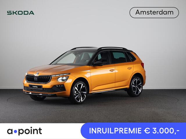 Skoda Kamiq Monte Carlo 1.0 TSI 115pk DSG-7 | 18 inch | Blind Spot | Navigatie | Adaptive Cruise | Panoramadak | Stoelverwarming |