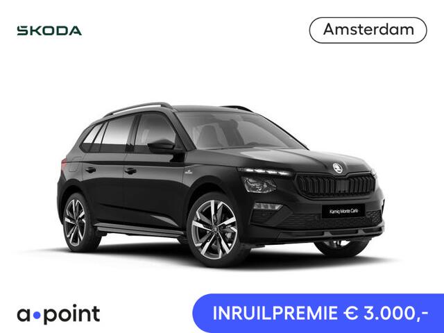Skoda Kamiq 1.0 TSI Monte Carlo | Mechanisch wegklapbare trekhaak | Winter Pakket | 18 inch lichtmetalen velgen Ursa Monte Carlo