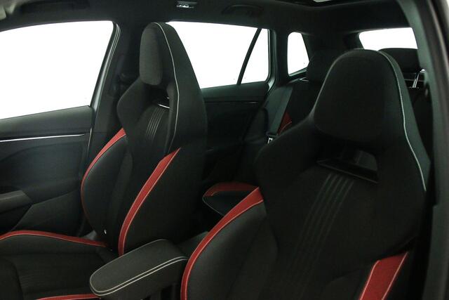 Skoda Kamiq Monte Carlo 1.0 TSI 110pk DSG Automaat Panoramadak, Achteruitrijcamera, Cruise control, Verwarmde voorruit, LED koplampen, Stoelverwarming, Parkeersensoren