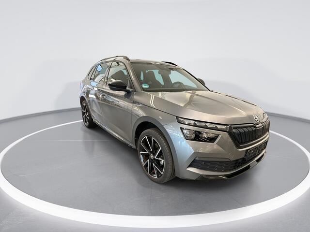 Skoda Kamiq 1.0 TSI 110pk DSG Monte Carlo · Panoramadak · Apple/Android Car Play · Cruise Control · Stoelverwarming · Keyless Start · 18"Velgen ·
