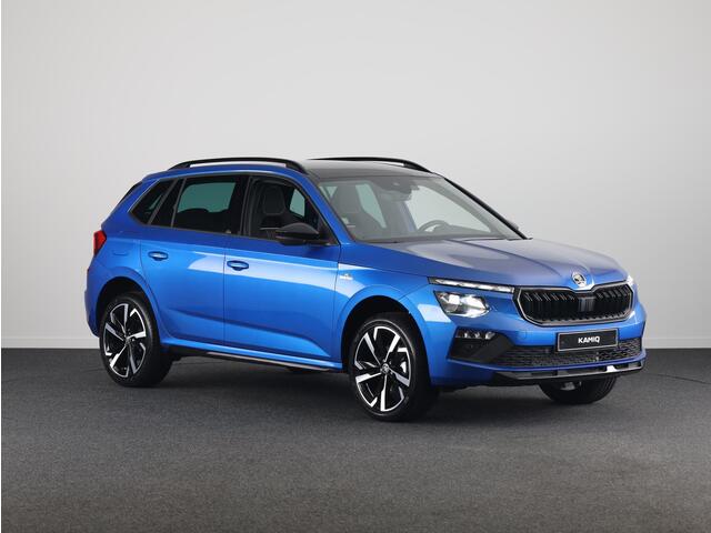 Skoda Kamiq 1.0 TSI Monte Carlo 115 pk | Verlengde garantie | Navigatie via App | Panoramadak | Parkeersensoren | Achteruitrijcamera | Adaptieve cruise controle