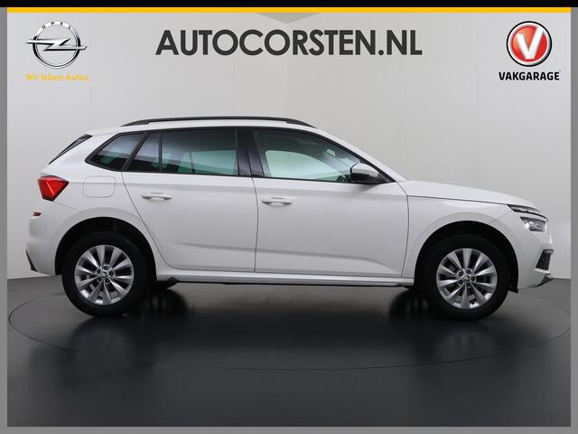 Skoda Kamiq 1.0TSI 1/2 Leder Elek.Stoel+Verwarmd Apple Camera Android Auto Navi Ecc Camera Cruise Control Pdc Business Edition Draadloze Tel.lader Lmv 16" Isofix Voorruitverwarming DAB Led 1e Eigenaar Origineel Nederlandse Auto