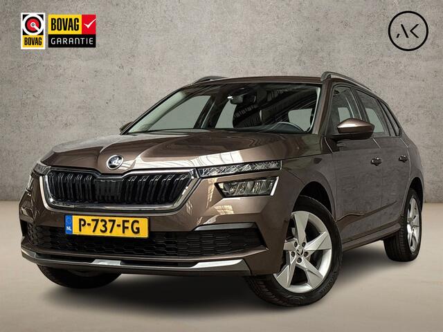 Skoda Kamiq 1.0 TSI Sport Automaat (APPLE CARPLAY, GROOT NAVI, CLIMATE, STOELVERWARMING, SPORTSTOELEN, PARKEERSENSOREN, GETINT GLAS, NIEUWSTAAT)