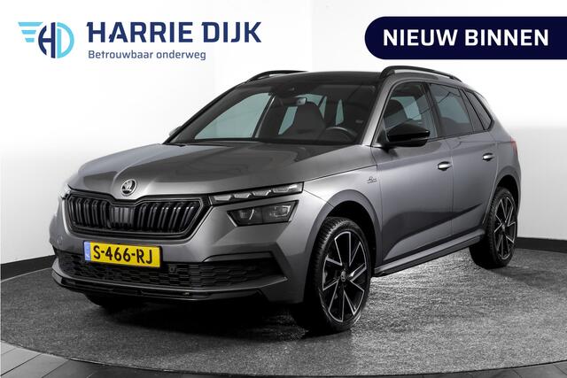 Skoda Kamiq 1.5 TSI ACT 150 PK Monte Carlo - Automaat | Pano | Dig. Cockpit | Cruise | Stoelverw. | PDC | Camera | App. Connect | ECC | Afn. Trekhaak | LM 18" |