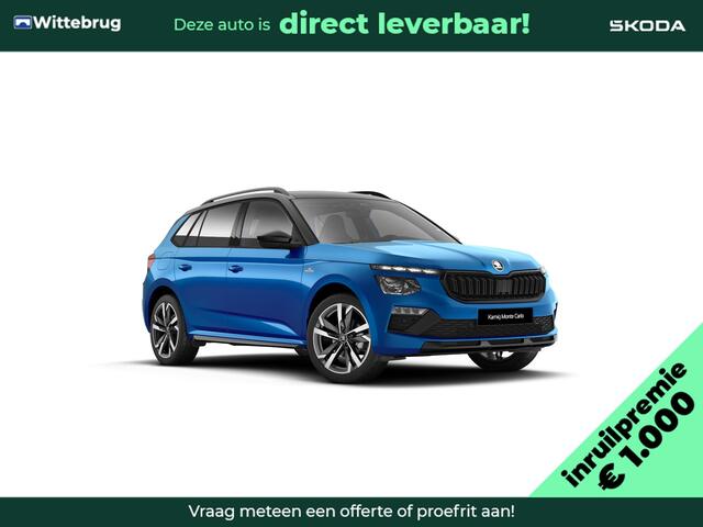 Skoda Kamiq 1.0 TSI Monte Carlo 18" lichtmetalen velgen / Travel assist / Navigatie pakket / Charging / ¤1000 inruilpremie
