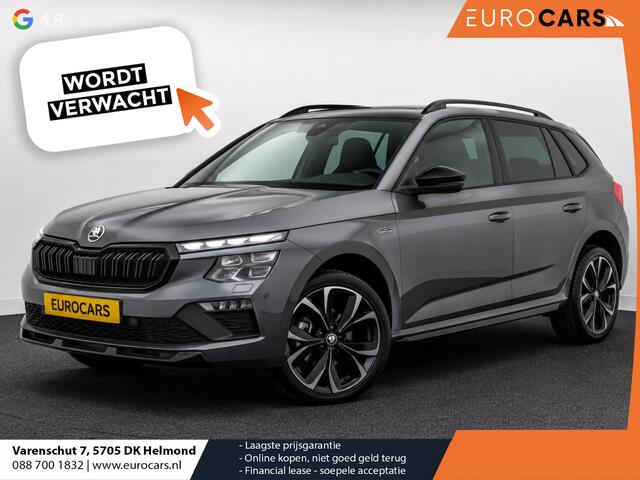 Skoda Kamiq 1.0 TSI Monte Carlo Panoramadak Wegklapbare trekhaak Navigatie Apple Carplay Android Auto Camera Parkeerhulp Adaptive Cruise Control Stoel- en stuurverwarming Virtual Cockpit Full Led Climate Control Lichtmetalen velgen