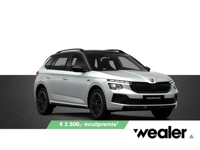 Skoda Kamiq Monte Carlo 1.0 TSI 115 PK DSG Automaat | Adaptieve cruise control | Trekhaak | Panorama dak |