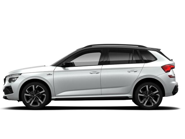 Skoda Kamiq 1.0 TSI Monte Carlo 115 pk 7 verns. DSG | Navigatie Pakket | Travel Assist Plus | Winter Premium & Charging | Velgen: 18" lichtmetalen velgen Ursa Monte Carlo, zwart