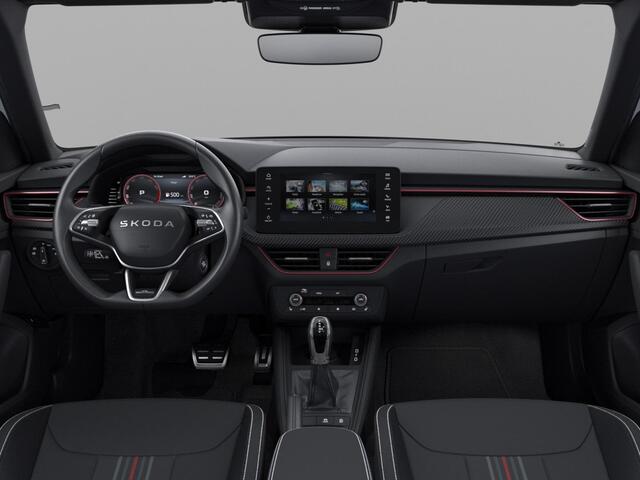Skoda Kamiq 1.0 TSI Monte Carlo 115 pk 7 verns. DSG | Navigatie Pakket | Travel Assist Plus | Winter Premium & Charging | Velgen: 18" lichtmetalen velgen Ursa Monte Carlo, zwart