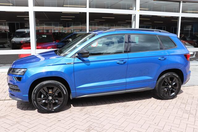 Skoda Karoq 1.5 TSI ACT Sportline Business DSG. Wegklapbare trekhaak, panoramadak