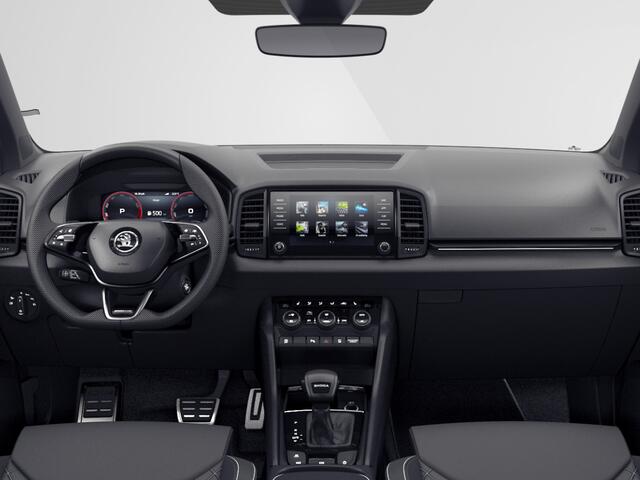 Skoda Karoq Sportline Business 1.5 TSI 110 kW / 150 PK SUV 7 v ersnelling DSG | Steel Grey | Travel assist Plus | Elektrische achterklep met voetsensor | 3500,- inruilvoordeel!!