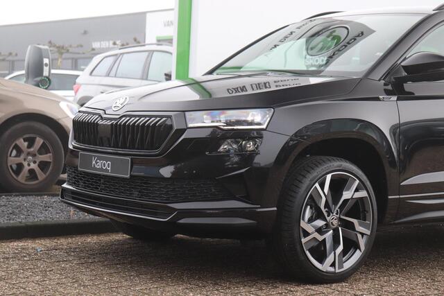 Skoda Karoq 1.5 TSI DSG ACT Sportline Business | Trekhaak | Adaptieve cruise control | Elektrische achterklep | Stoelverwarming | 19 inch velgen | Travel assist