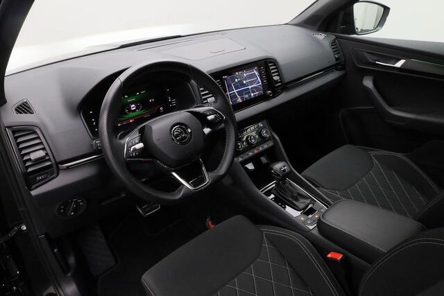 Skoda Karoq 1.5 TSI 150 pk DSG ACT Sportline Business | Panoramadak | Matrix LED | Stuur-/stoelverwarming | Achteruitrijcamera | Stoelverwarming