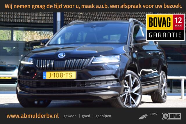 Skoda Karoq 1.5 TSI ACT Sportline Business | Org. NL | BOVAG Garantie | Panoramadak | Virtual Dashboard | Elektrische Achterklep | Achteruitrijcamera | 19'' Velgen | Stuur&Stoelverwarming |