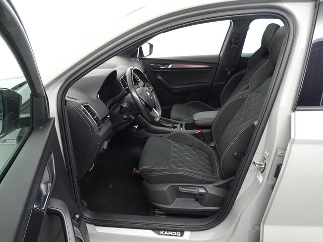 Skoda Karoq 1.5 TSI ACT Sportline Panorama- stoelverw- cruise adaptive- lane ass- carplay- camera-keyless