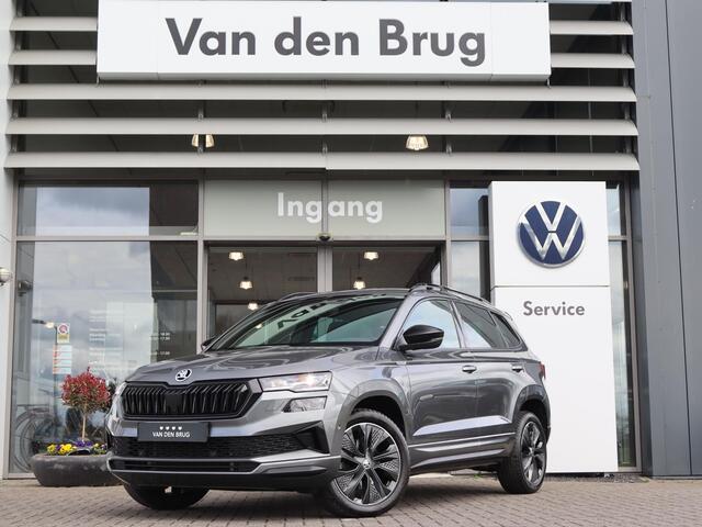 Skoda Karoq 1.5 TSI 150 pk DSG ACT Sportline Business | Navigatie | Keyless | LED | 360° camera | Stoel + Achterbank Verwarming | Voorruit Verwarming | Adaptive Cruise | Stuurverwarming | Standkachel |