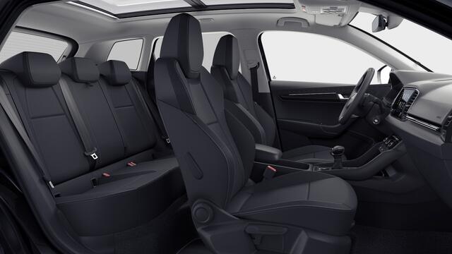 Skoda Karoq 1.5 TSI 150 7DSG Sportline Business Automaat | Panorama-schuif-/kanteldak, elektrisch bedienbaar | Elektrisch bedienbaar panoramisch glazen schuif-/kanteldak | Adaptive Cruise Control (t/m 210km per uur)
