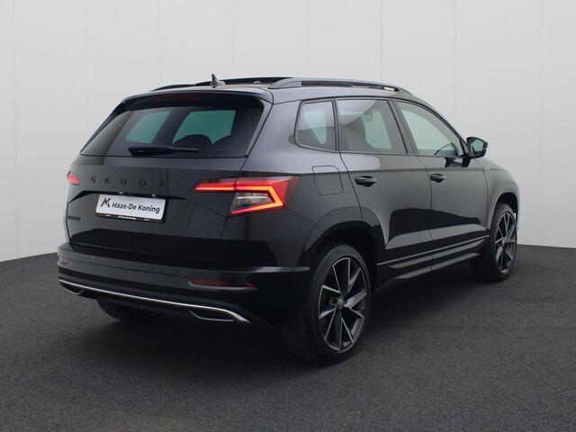Skoda Karoq 1.5TSI/150PK ACT Sportline DSG · Panoramadak · Trekhaak · Camera + Parkeersensoren · Garantie tot februari 2026 of 90000km