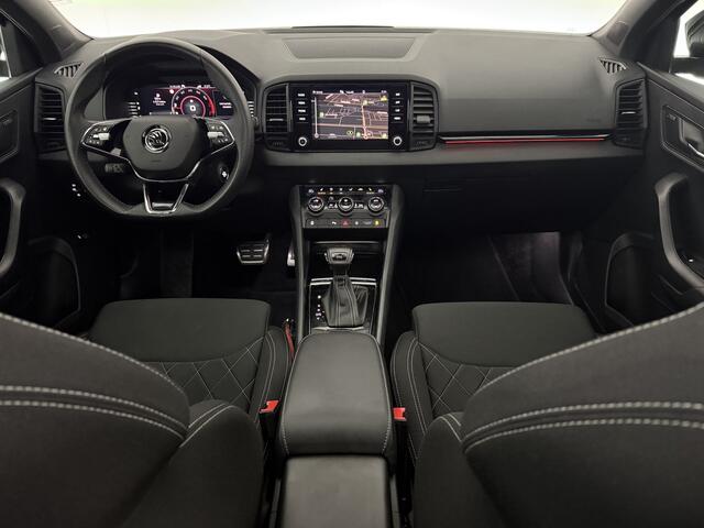 Skoda Karoq 1.5 TSI ACT 150PK Sportline Business DSG Pano Sfeer Trekhaak LED Virtual Camera Carplay Clima Cruise Navi PDC 19"LMV