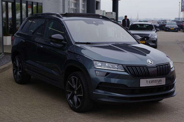 Skoda Karoq 1.5 TSI ACT 150 PK Automaat Sportline BNS, Trekhaak, Panoramadak, Camera, Adap. Cruise Control