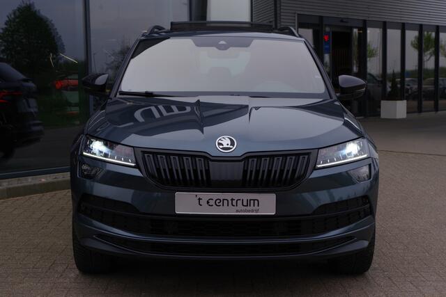 Skoda Karoq 1.5 TSI ACT 150 PK Automaat Sportline BNS, Trekhaak, Panoramadak, Camera, Adap. Cruise Control
