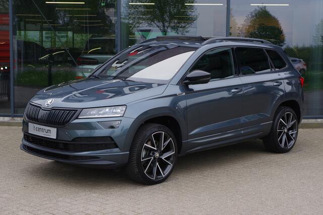 Skoda Karoq 1.5 TSI ACT 150 PK Automaat Sportline BNS, Trekhaak, Panoramadak, Camera, Adap. Cruise Control