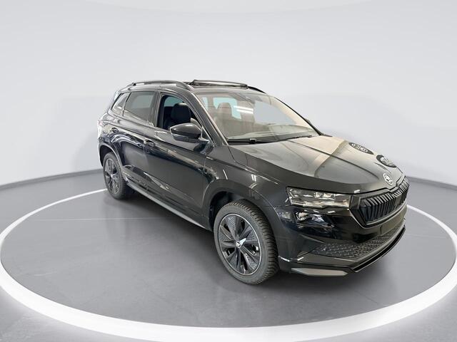 Skoda Karoq 1.5 Tsi 150pk DSG ACT Sportline Business · Camera · Panoramadak · Elek. Voorstoelen · Elek. Achterklep · Apple/Android Car Play · 18'' Inch · Garantie t/m 23-10-2026