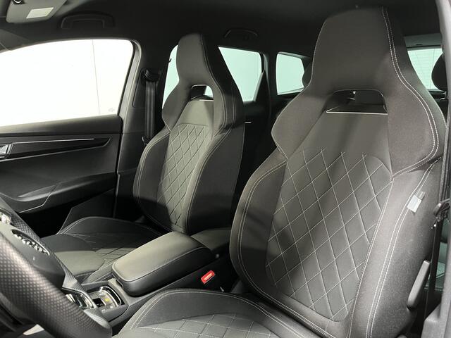 Skoda Karoq 1.5 TSI ACT Sportline Business / AUTOMAAT/ 360 CAMERA/ PARK. SENSOREN/ KEYLESS/ CRYSTAL LIGHTING/ STOEL-STUURVERWARM./ VIRTUAL COCKPIT/ ADAPT. CRUISE/ SMARTLINK/ NAVI/ CLIMA/ DAB/ 19" LMV