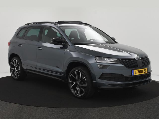 Skoda Karoq 1.5 TSI 150PK ACT Sportline Business AUTOM. TREKH|PANODAK|ELEK.ACHTERKLEP|STOEL+STUURVERW|LED|CAMERA|19INCH|NAVI