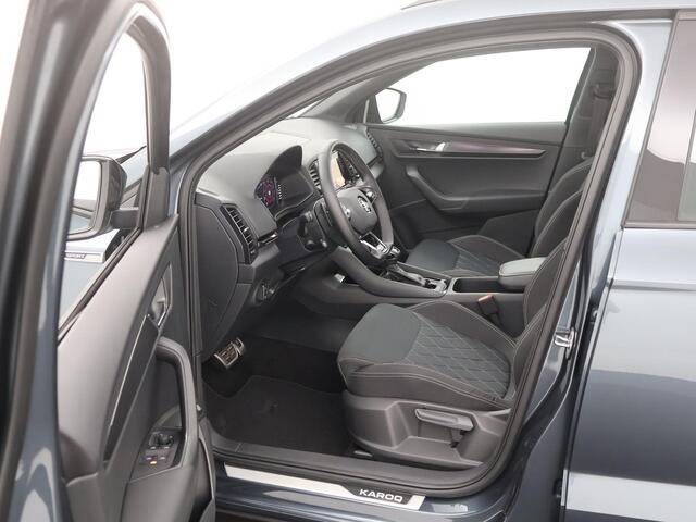 Skoda Karoq 1.5 TSI 150PK ACT Sportline Business AUTOM. TREKH|PANODAK|ELEK.ACHTERKLEP|STOEL+STUURVERW|LED|CAMERA|19INCH|NAVI