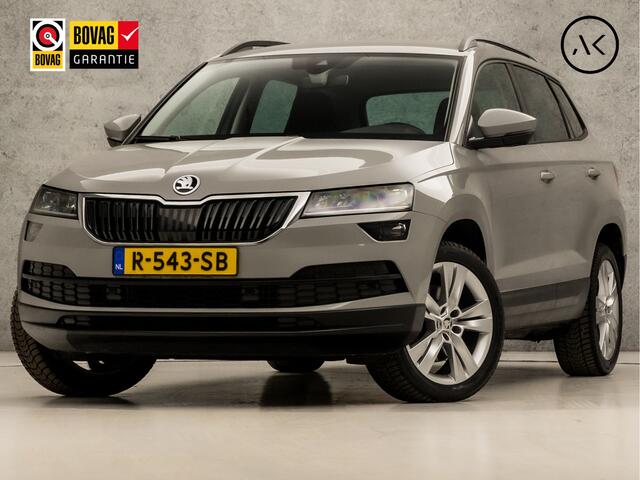 Skoda Karoq 1.5 TSI ACT Sportline 150Pk Automaat (APPLE CARPLAY, GROOT NAVI, CLIMATE, STOELVERWARMING, SPORTSTOELEN, ADAPTIVE CRUISE, KEYLESS, PARKEERSENSOREN, TREKHAAK, NIEUWSTAAT)