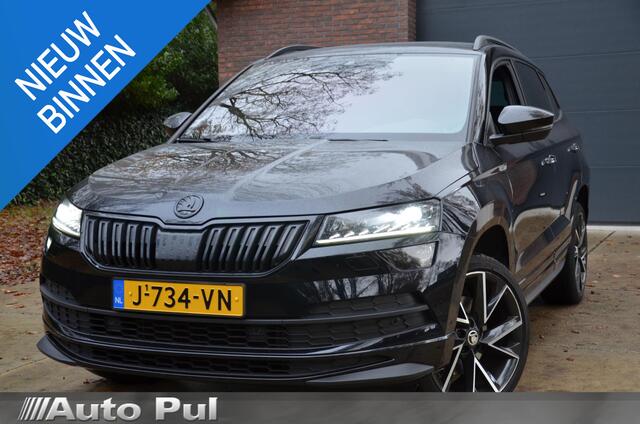 Skoda Karoq 1.5 TSI ACT Sportline Business Navi/Audio installatie premium/Led/Pdc/Ecc/Stoelverwarming/Virtual Cockpit/Achteruitrijcamera/Cr-Control adaptief/Extra getint glas