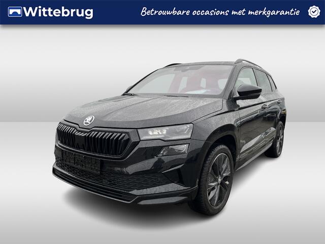 Skoda Karoq 1.5 TSI ACT 150pk Sportline DSG Automaat Panoramadak / Lederen interieur / Navigatie / Elektrisch verstelbare voorstoelen met geheugen / Camera